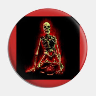 Skele-tine Day Pin