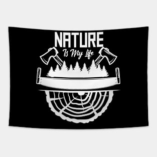 Nature Is My Life Tapestry