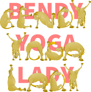 Yoga Pony Magnet