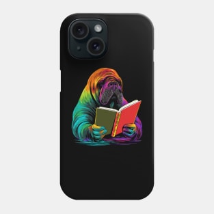 Walrus Reads Book Phone Case