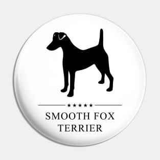 Smooth Fox Terrier Black Silhouette Pin
