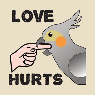 Love Hurts - Cockatiel Parrot Female T-Shirt