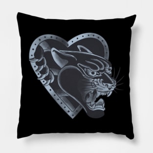 Love Panther - Biker Tattoo Pillow