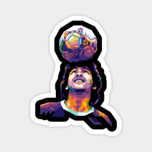 Diego Maradona WPAP style Magnet