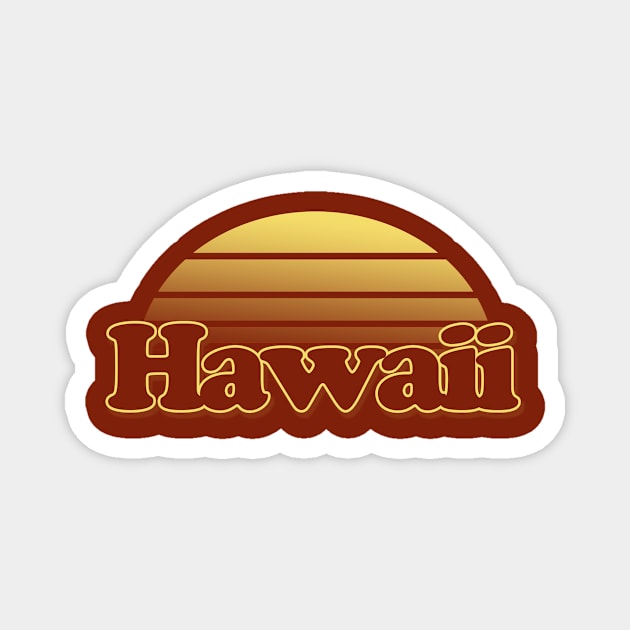 Vintage Hawaii Magnet by bubbsnugg