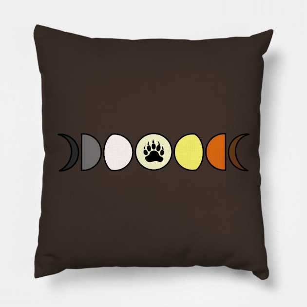 Pride Moons Bear Pillow by FilthyAnimals