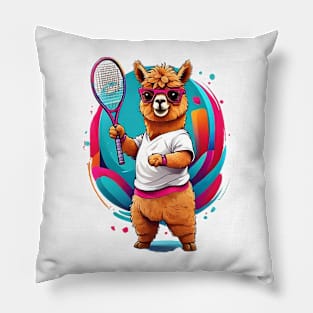 Alpaca Tennis Pillow