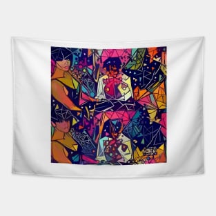 Abstract Playboi Carti Tapestry