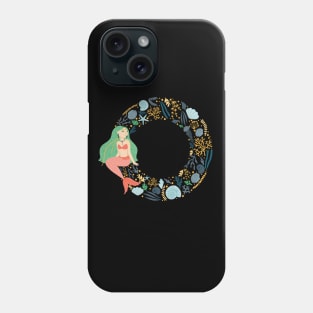 Mermaid coral rings Phone Case