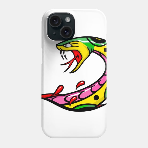 Snake tattoo Phone Case by Matross art