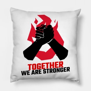 Together We Are Stronger / Black Lives Matter Pillow