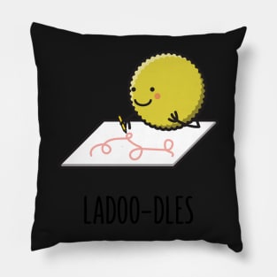 Ladoodles - Funny Desi Puns Pillow