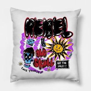 rebel streetwear Pillow