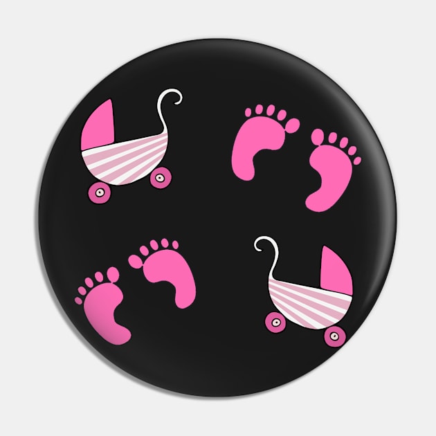 It's a Baby Girl, Gifts for Expectant Mother Pin by 3QuartersToday