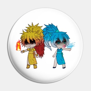 Gacha Life - Water and Fire Pin