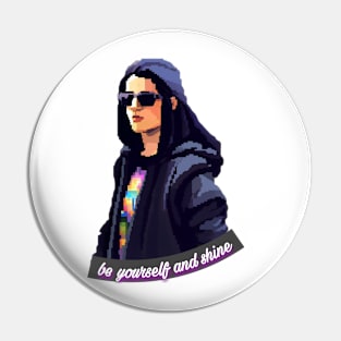 be yourself and shine Pin