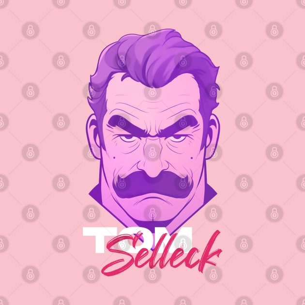 Tom Selleck Animated by Tandit Store