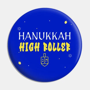 “Hanukkah High Roller” Dreidel Champions Design Pin