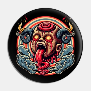 Cry in hell Pin