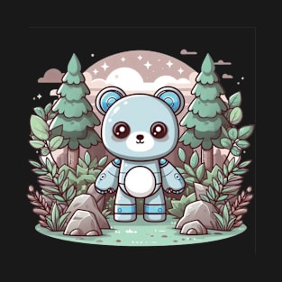 Cute Robot Bear T-Shirt