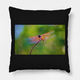 Dragonfly on a Stick Pillow