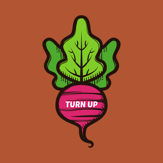 Turn Up - Turnip Pun by Allthingspunny