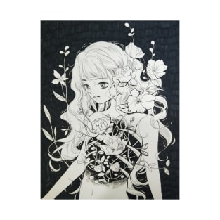 Girl Bone Flower T-Shirt