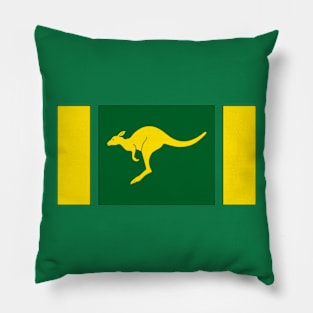 Unofficial Australia Flag by Basement Mastermind Pillow