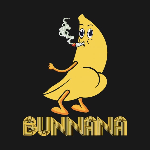 Smoking cool banana by dive such