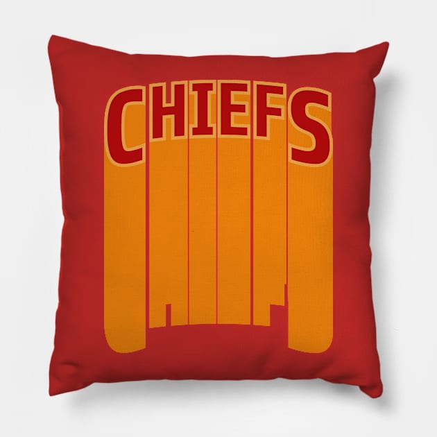 Chiefs Pillow by crissbahari