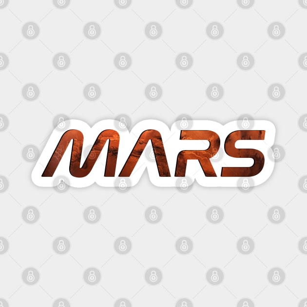 Destination Mars Magnet by AeroGeek