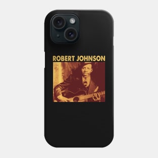 Legendary Blues Capturing Robert Johnson's Soulful Guitar Phone Case