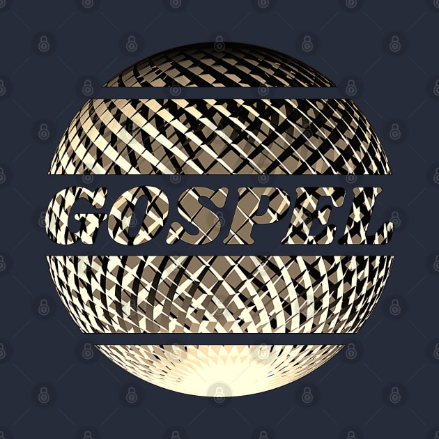 Gospel disco ball gold by Bailamor