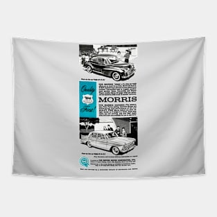 1959 MORRIS MINOR - MORRIS OXFORD - advert Tapestry