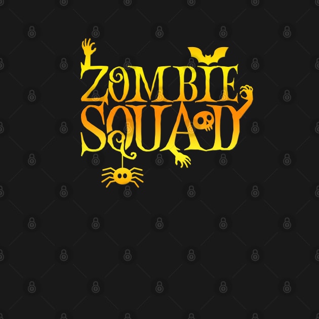 Zombie Squad Halloween - Orange by BDAZ