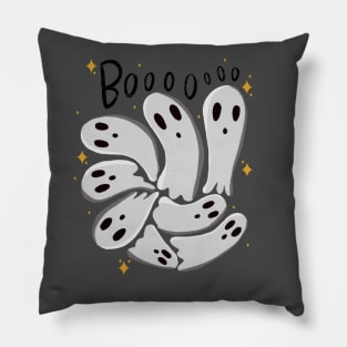 Boo! Spooky and friendly ghosts Pillow