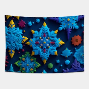 Colourful Ice Crystal Tapestry