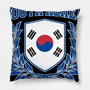 South Korea - Collegiate Crest Pillow