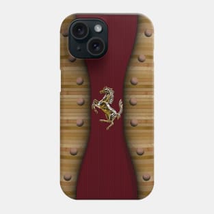 Wooden Prancing Horse Phone Case