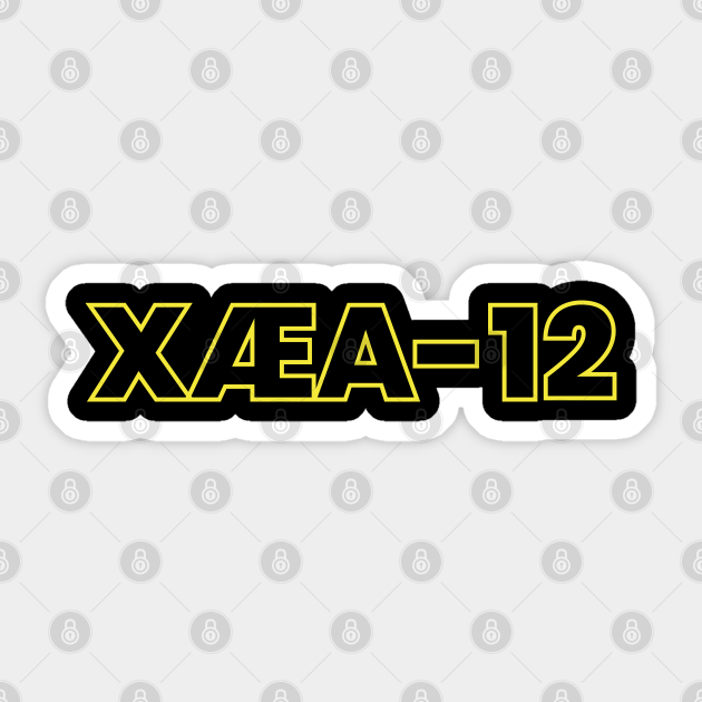 X Ae A 12 Elon Musk Son Sticker Teepublic