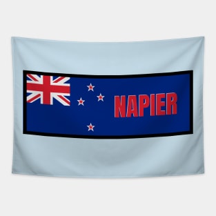 Napier City in New Zealand Flag Tapestry