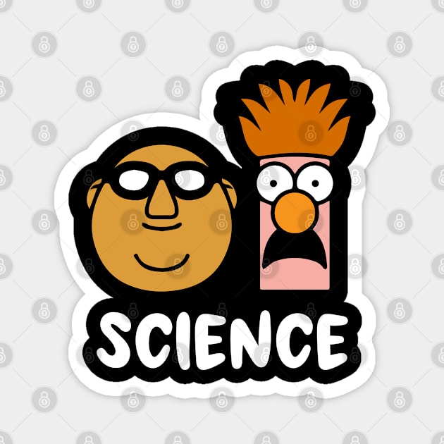 Science - Bunsen And Beaker Magnet by thriftjd