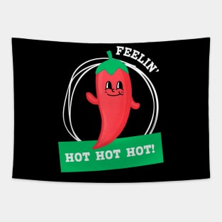 Chili Pepper Feeling Hot Tapestry