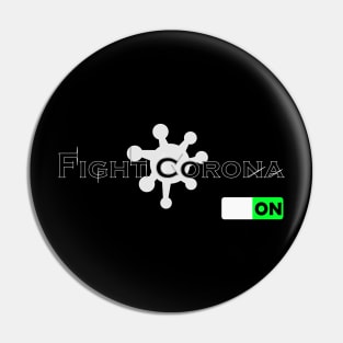 fight corona virus Pin