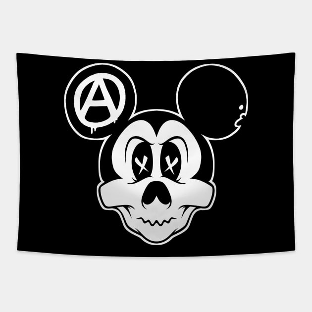 Anarchy Mouse Tapestry by HETCH666
