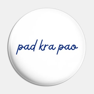 pad kra pao - Thai blue - Flag color Pin