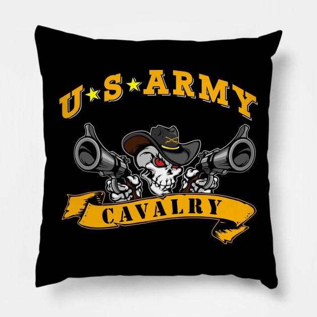 Mod.1 US Cavalry Army Branch Crossed Sabers Pillow by parashop