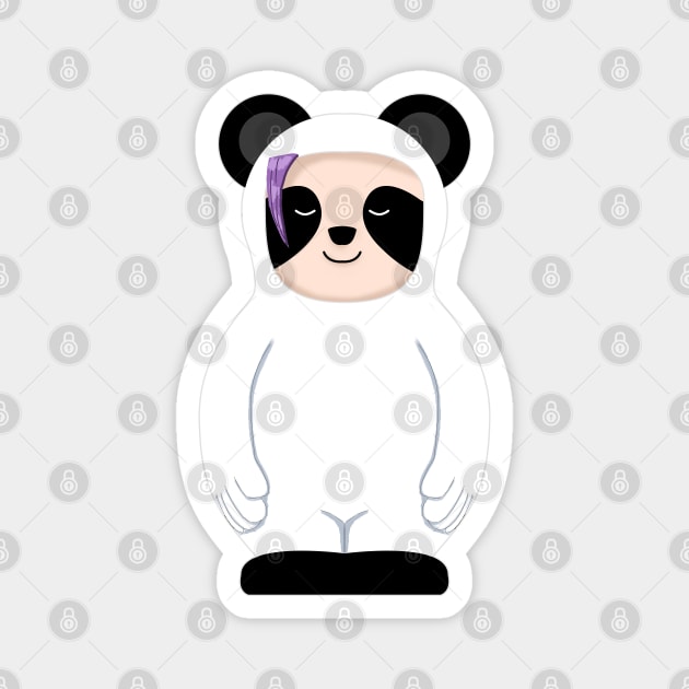 CUTE PANDA GIRL? Magnet by droidmonkey