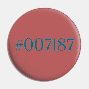 #007187 Pin