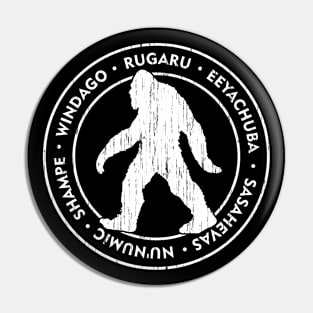 Sasquatch - Tribal Names 2 Pin